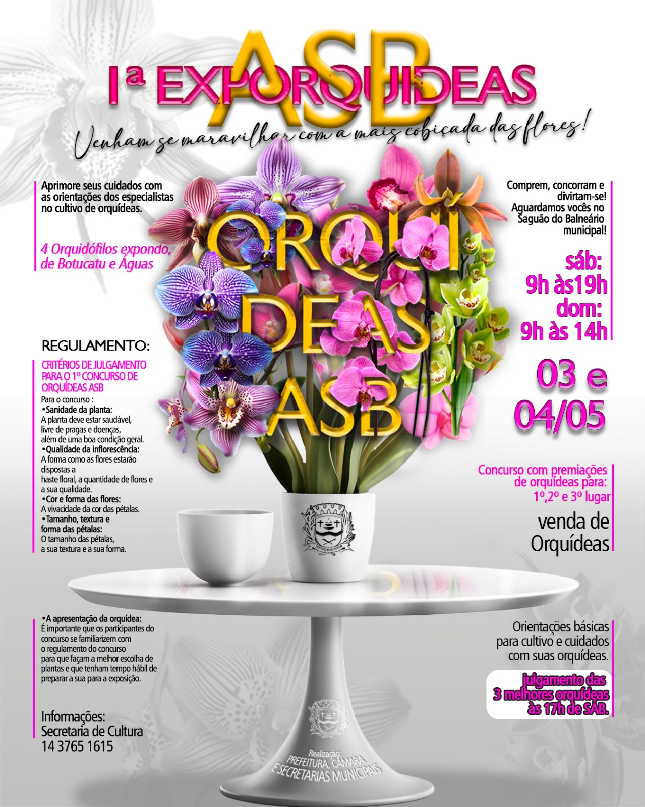 facebook prefeitura exporquideas informações gerais